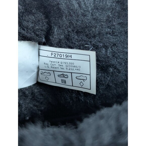 Ugg Boots Kids 6 Classic II Metallic Sparkle Glitter Black Suede Shearling EUC - Picture 7 of 9